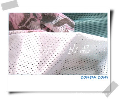 厂家直销 针织面料  网眼布做服装里料外套里衬