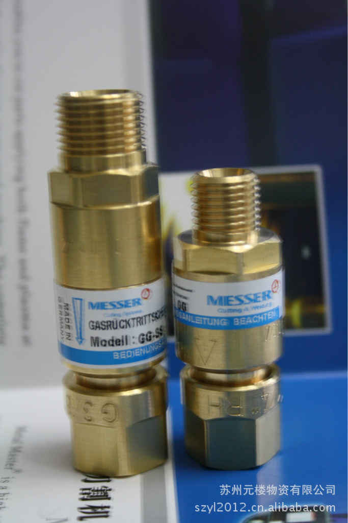 德国梅塞尔回火防止器、G3/8RH切割氧回火防止器、回火器元楼