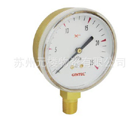捷锐压力表G25Mpa压力表 psi压力表 kpa压力表 减压器用压力表