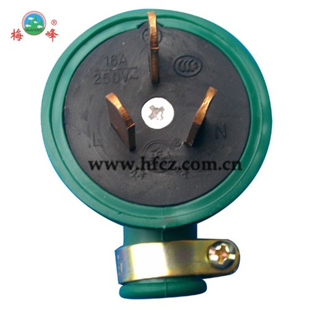Wenzhou Huafeng Removable Plug Meifeng rubber waterproof Plug HF717 Three plug 16A 220V