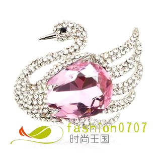 惊爆价国贸A钻合金小天鹅 贴钻材料 手机美容饰品配件|ru