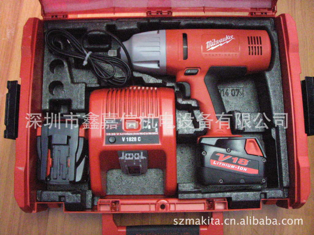 批发零售美国milwaukee米沃奇专业级充电扳手V18IW