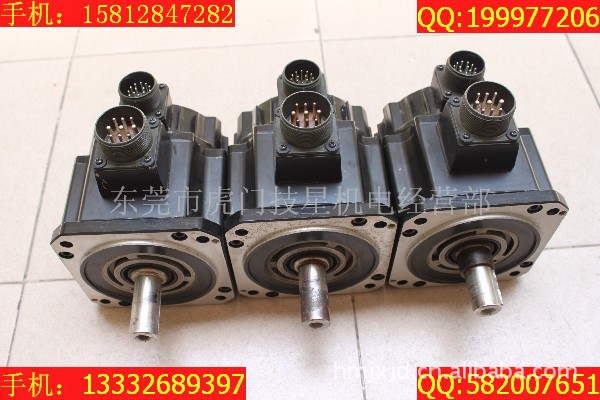 二手八成新三洋伺服马达P60B13150BXS00 P60B13150BXS1J