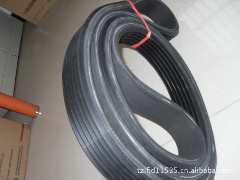 供应橡胶加厚多楔牵引带现货批发 多沟带工业皮带