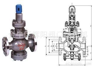 现货供应 锅炉蒸汽用Y43H减压阀，郑州高压阀门厂减压阀65