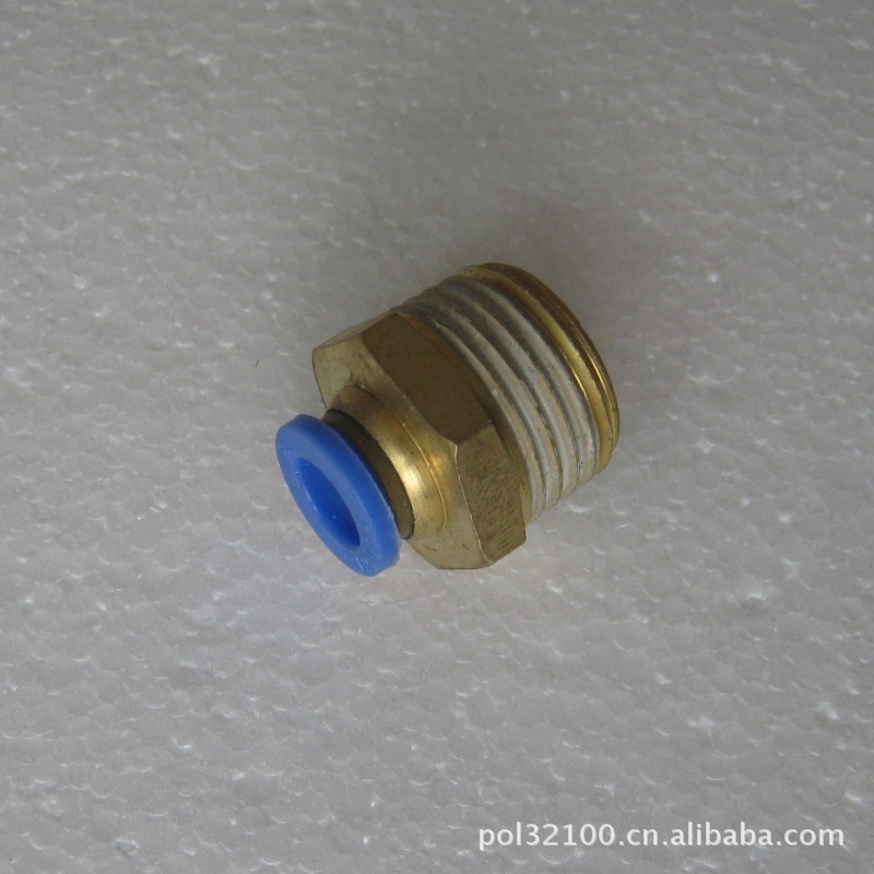 供应气动螺纹直通SPC8-4接头气路密封性精密零件气缸高精度空压机