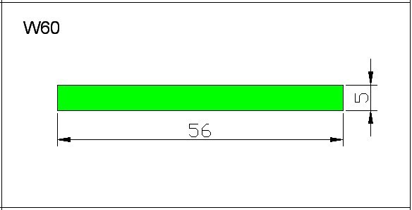 W60 垫条 导条 摩擦条 衬条 耐磨条 护条 平行垫条 L型 Z型 K型