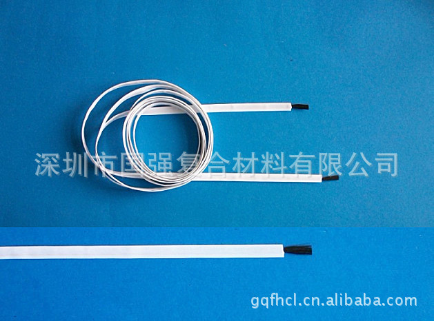 供应扁平型PVC远红外发热线，电热线33欧电热丝电加热电热毯