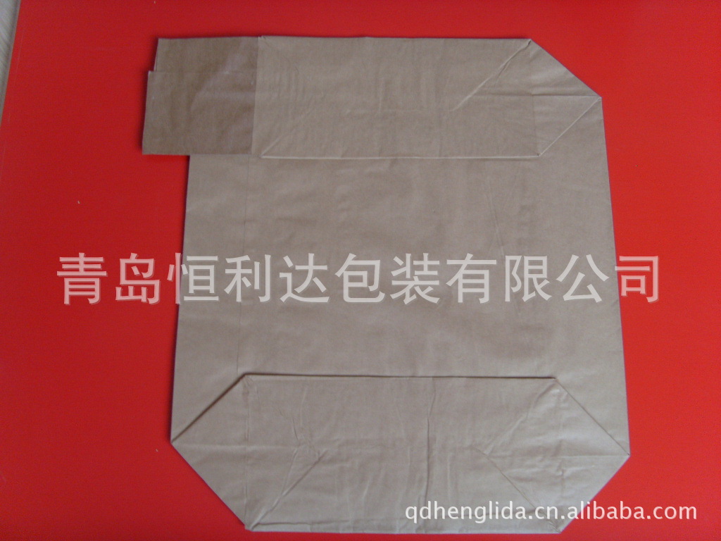 山东青岛恒利达包装专业制作各种大型牛皮纸包装袋全自动流水制作