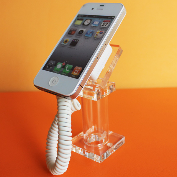 手机展示架，手机防盗报警展示架，水晶展示架 机模展示架 OEM