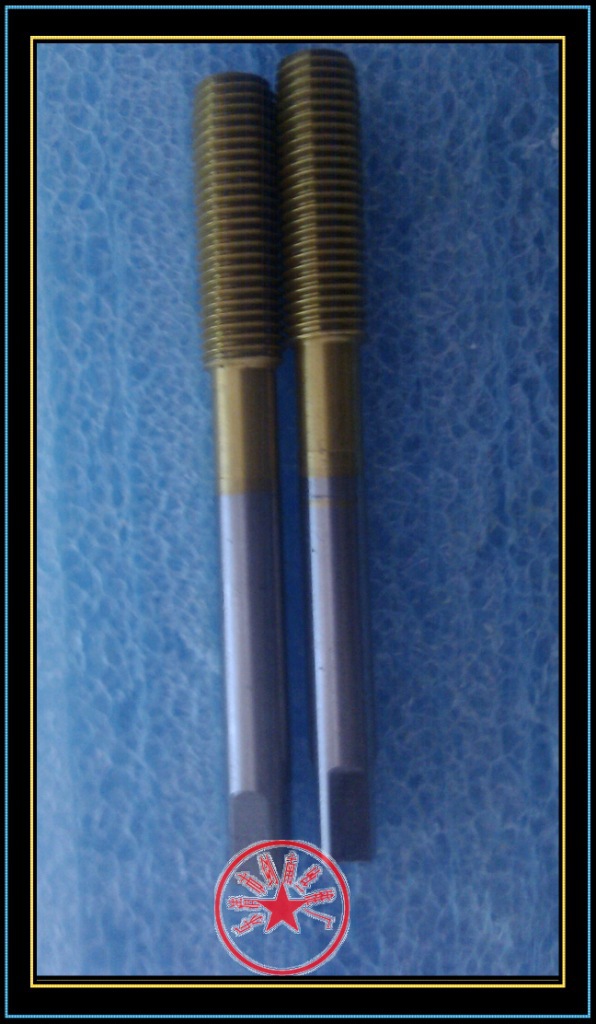 供应全磨制镀钛涂层挤压丝锥 丝攻机用M7*1 M7*0.75 非标丝锥