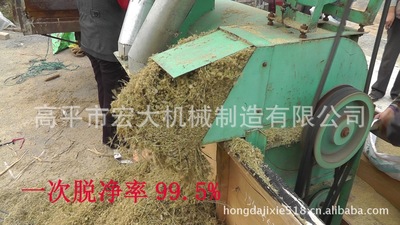 脱粒机 谷子脱粒机 新型高效 一次脱净99%  附高清视频