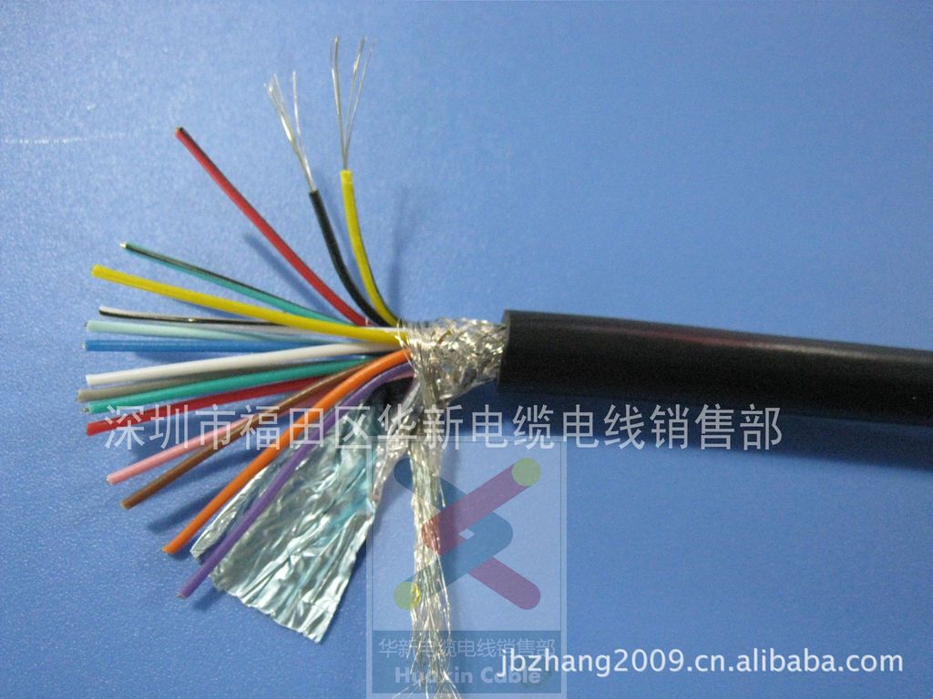 供应2464 16X26#+AL 多芯信号屏蔽电缆