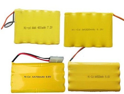 厂销 NI-CD 7.2V镍镉AA300mah 5号柱式充电电池