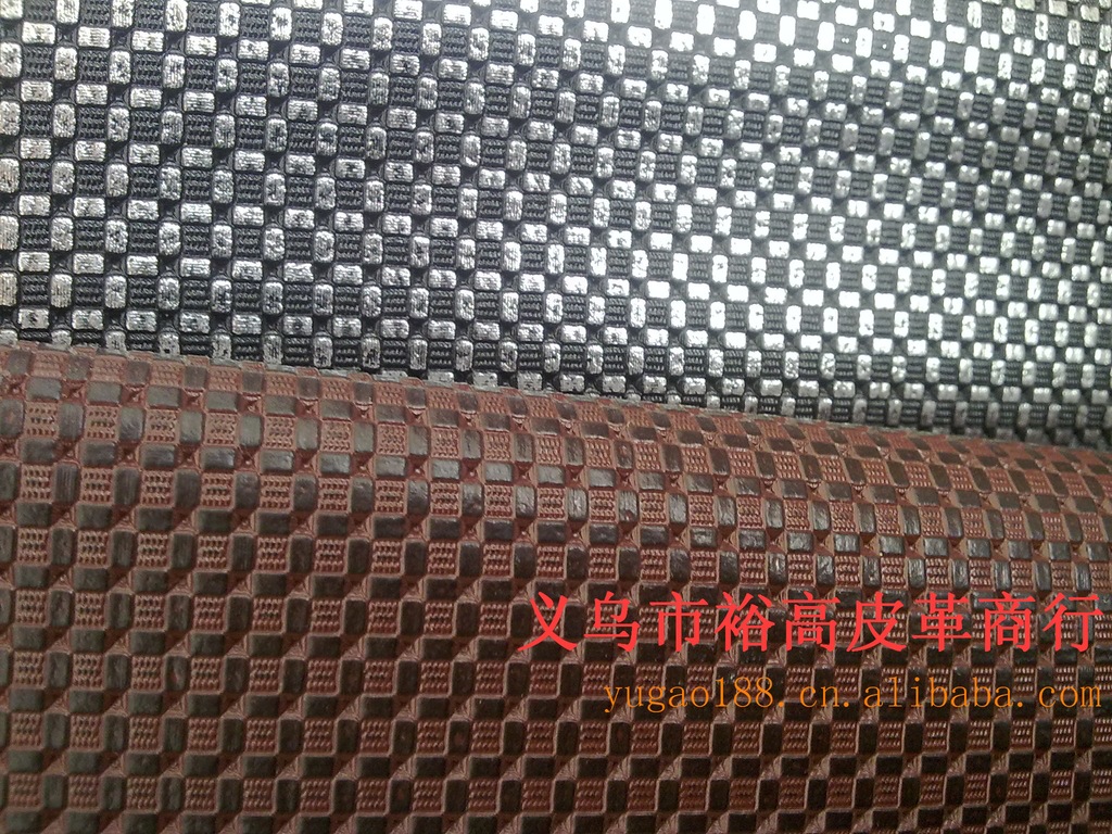 麻将纹 烫金皮革 编织纹pvc 压纹pvc pvc压延革 压花pvc