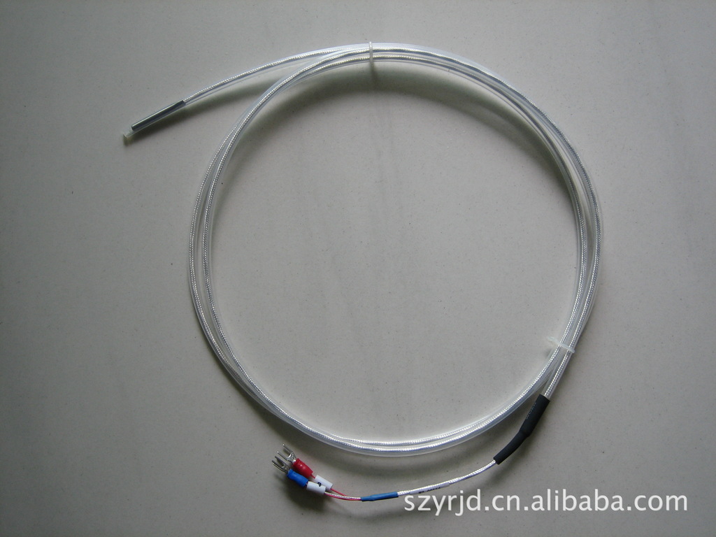 供应歆昇XS-PTFE特氟龙热电阻耐强酸强碱三芯PT100感温探针传感器