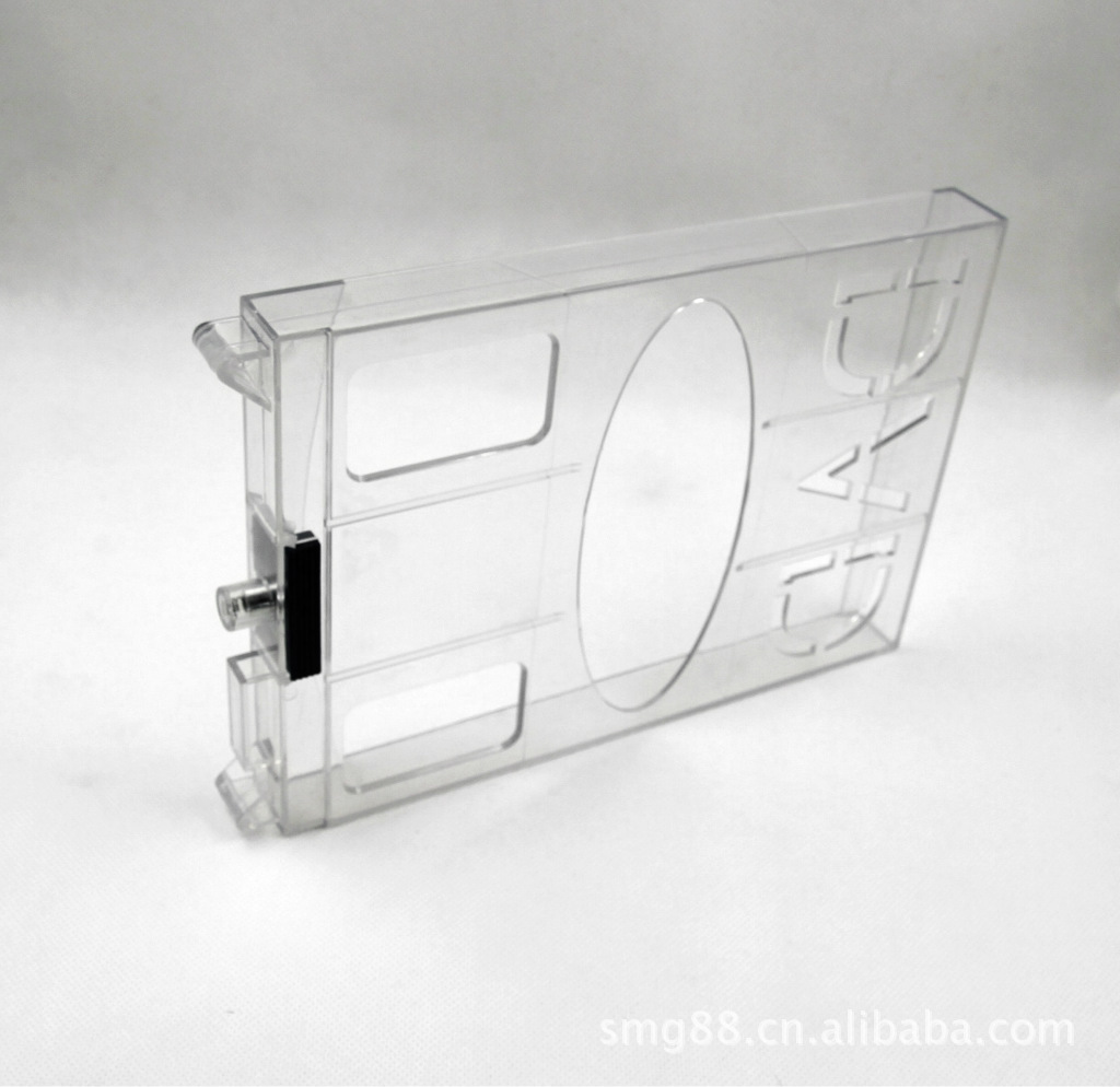 厂家供应超市EAS防盗系统附件产品CD、VCD、DVD防盗保护盒(图)