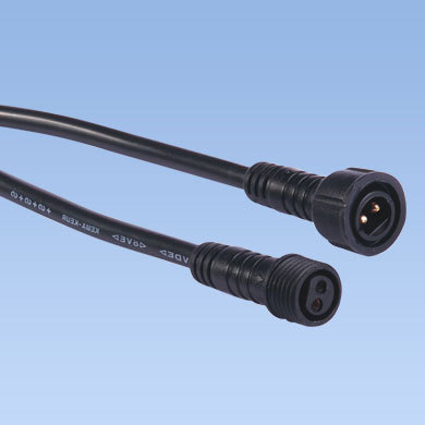 厂家直销批发二芯插头防水接头四芯对接线迷你接头插头公母头