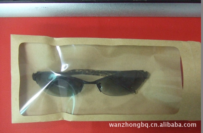 温州厂家直销，眼镜纸袋包装，眼镜透明标签