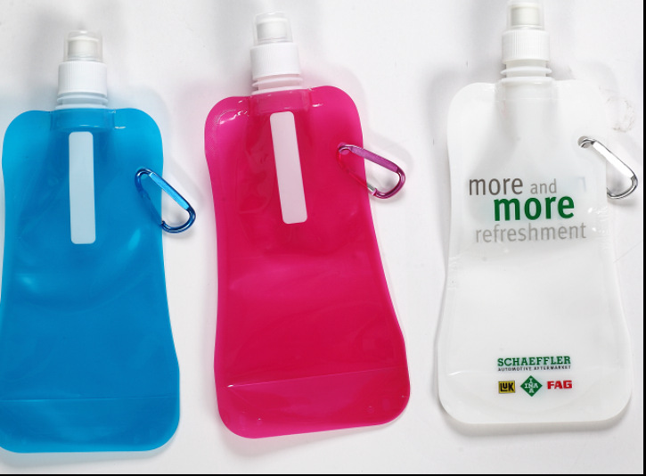 可自订LOGO折叠水袋