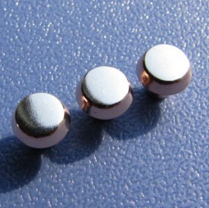 厂家批发大量纯银接点 银触点 三复合银触点 水龙头银触点