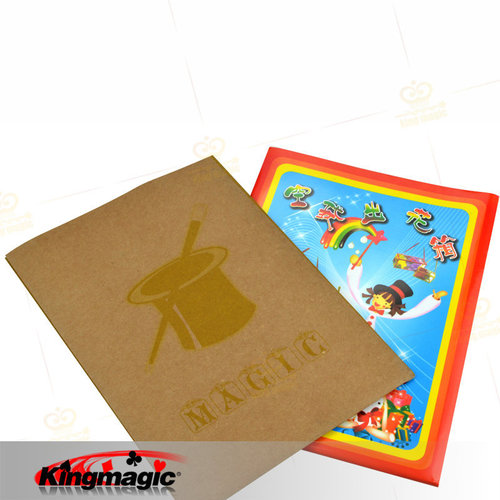 G0424 paper bag flower box large size empty bag flowers King Magic stage flower magic props wholesale