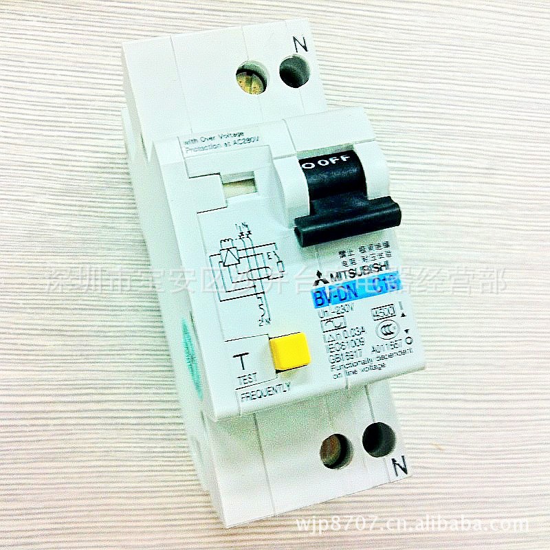 原装正品 三菱MITSUBISHI（大连)漏电断路器 BV-DN 1P+N 10A