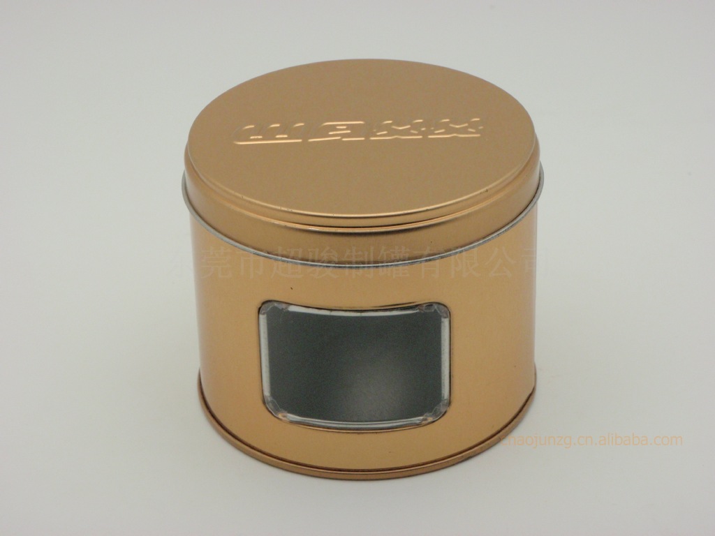 供应马口铁PET圆罐 礼品罐 茶叶罐 饼干罐 糖果罐