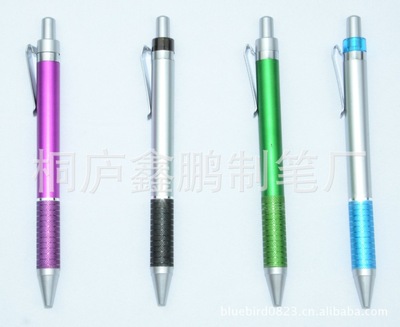【厂家直供】鑫鹏850#新款半金属圆珠笔、广告笔、金属笔|ru