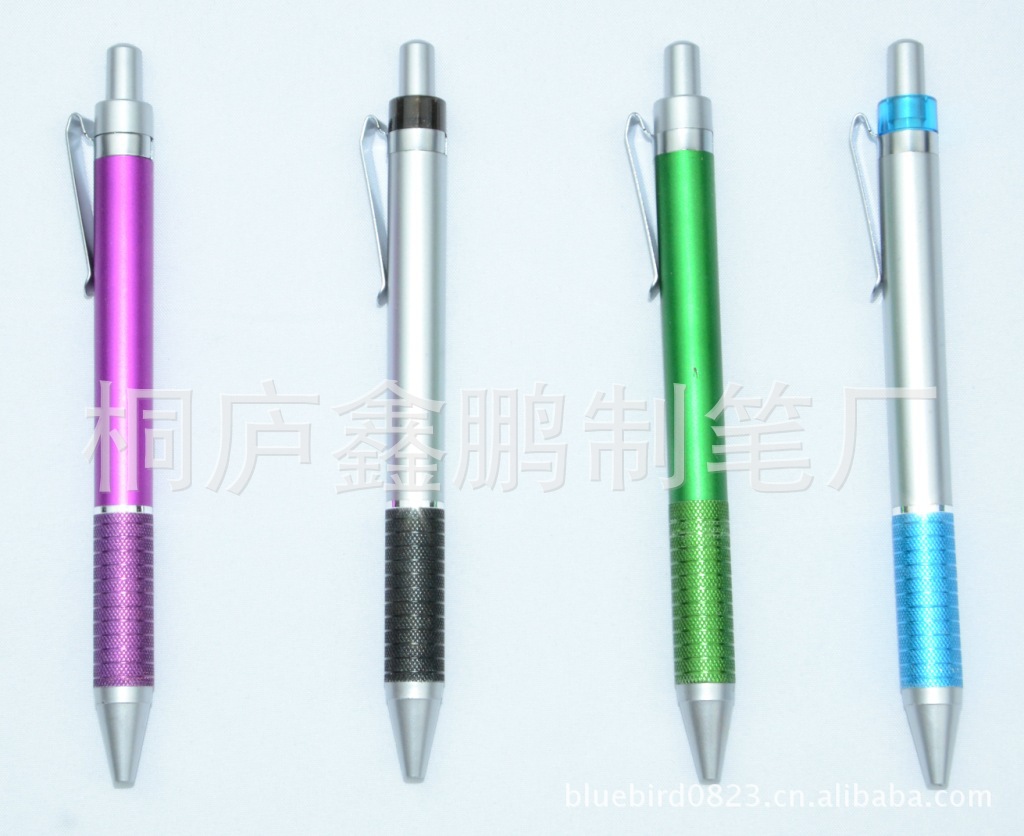 【厂家直供】鑫鹏850#新款半金属圆珠笔、广告笔、金属笔|ru