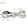 XD 925 silver water droplet buckle and light body clip S925 Silver pendant buckle DIY jewelry buckle necklace accessories