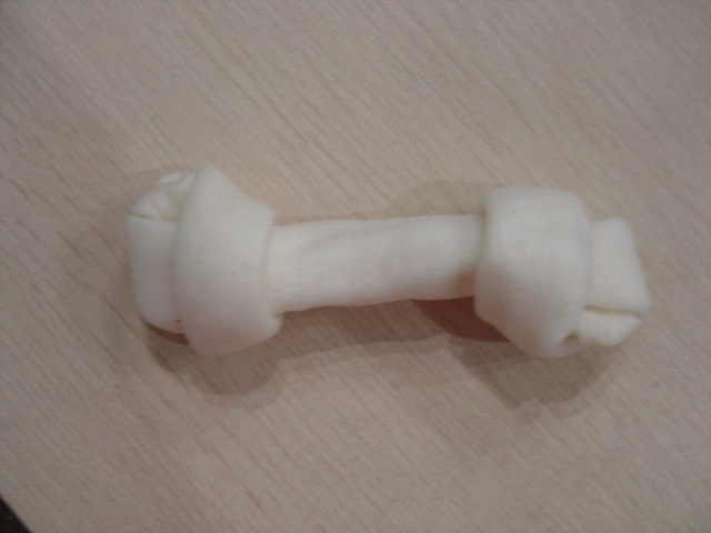 4-5inch bleached rawhide knote