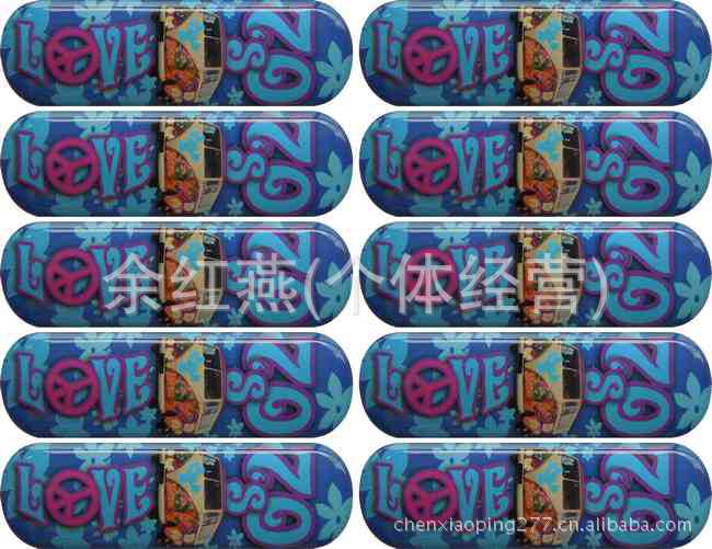 厂家供应进口透明水晶滴胶 PVC水晶滴塑标贴 UV印刷免费设计