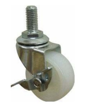 南星002-2-1 -S9-NM TP 2寸12厘丝杆尼龙和人造胶 脚轮