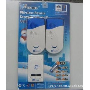 新一托二无线门铃 无线遥控门铃 无线电子门铃 一拖二无线门铃