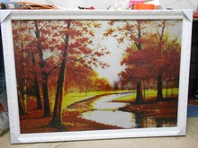 廠家供應三維立體畫畫框 高檔實木相框大尺寸3D裝飾畫相框