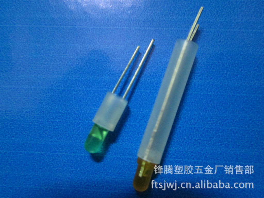 供应Φ5*3  LED灯座塑胶垫高柱(图)