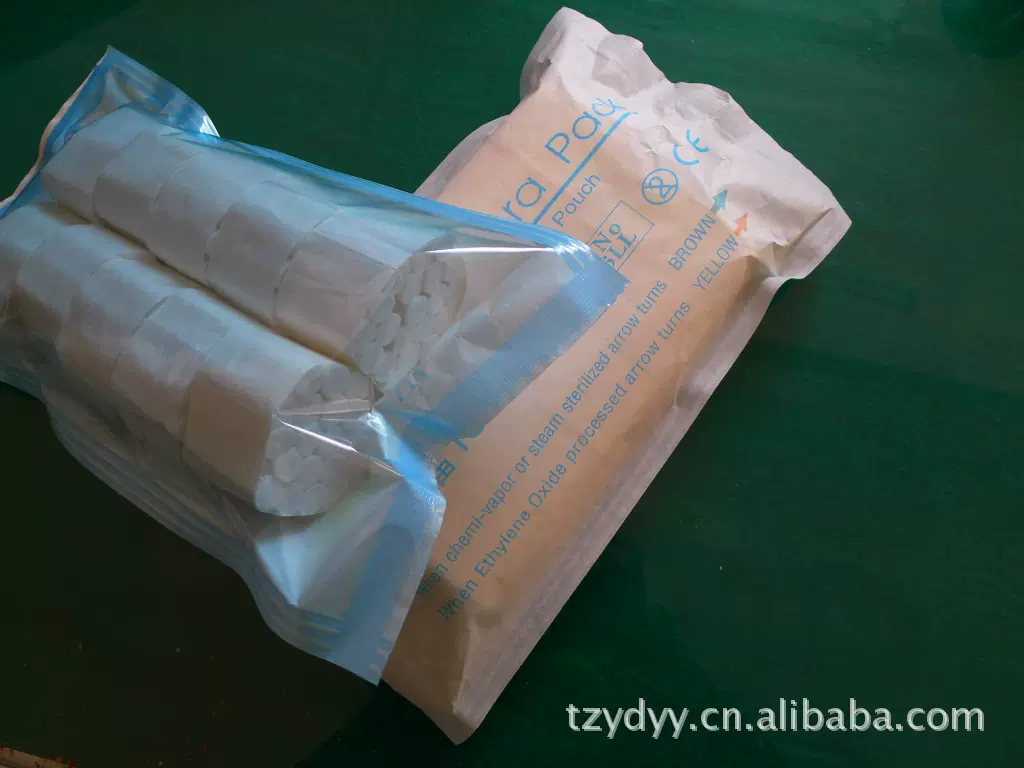 纸扎牙科棉卷 dental cotton roll /牙科棉卷1.0X3.8CM