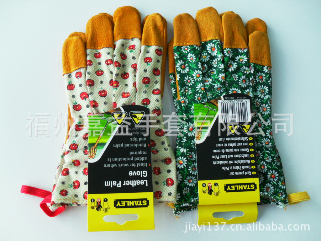 猪二层皮花园手套