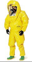 杜邦 Tychem  BR 连体服 (122T，亮黄色) 化学防护服