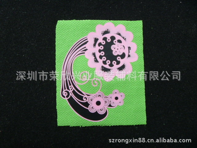 供应 服装烫画 热转印烫唛 柯式烫画 烫标 无感烫画 荣欣辅料烫画