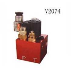 台湾新鸿 HYDROMAX 插装阀 电动止回阀 电磁阀 V2074 带手动 油压