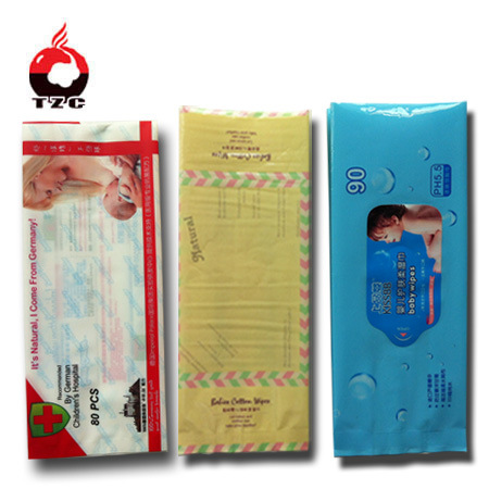 厂家直销 湿纸巾中封包装袋 不干胶易开口袋 复合中封风琴袋