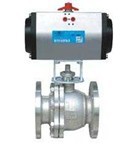 厂家直销：不锈钢气动球阀Q641W法兰球阀