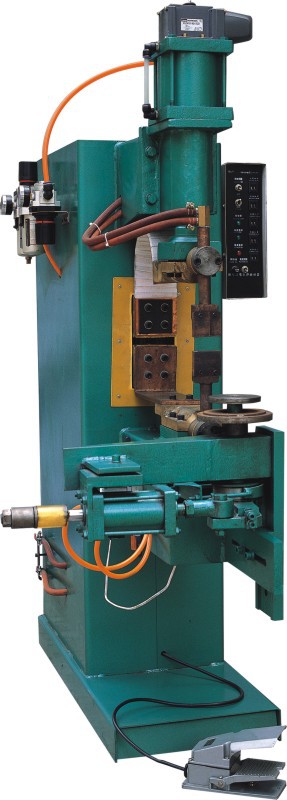 供应炜迪机械电风扇网罩中环碰焊机/打圈机/风扇网罩成套设备批发