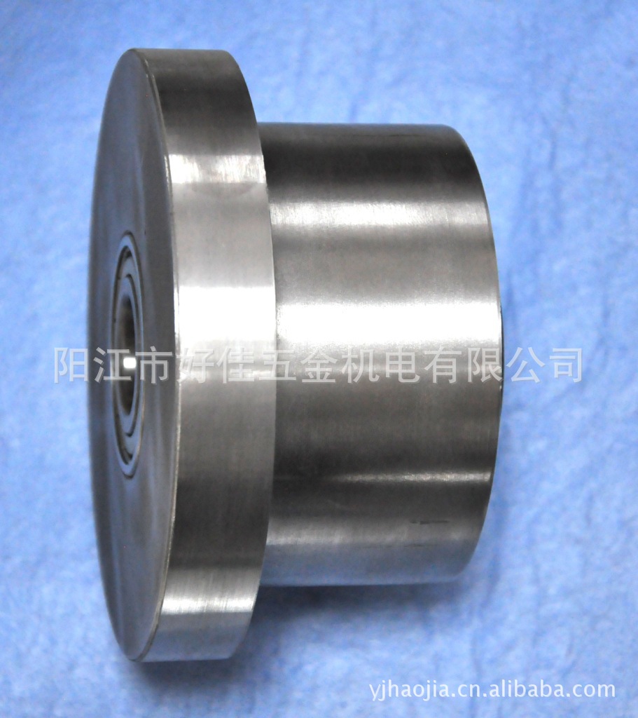 厂家直供100mm45#钢单边轨道脚轮