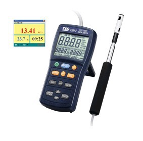 台湾泰仕TES风速仪TES-1341系列热线式风速计 手持式风速仪