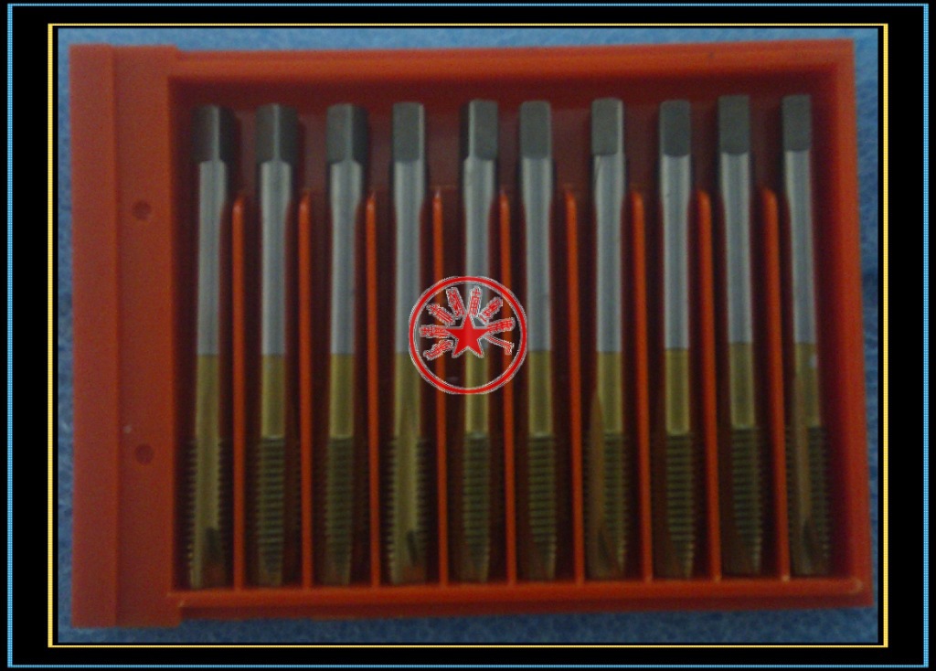 厂家直供批发销售全磨制高速钢镀钛挤压丝锥丝攻局部涂层机用丝锥