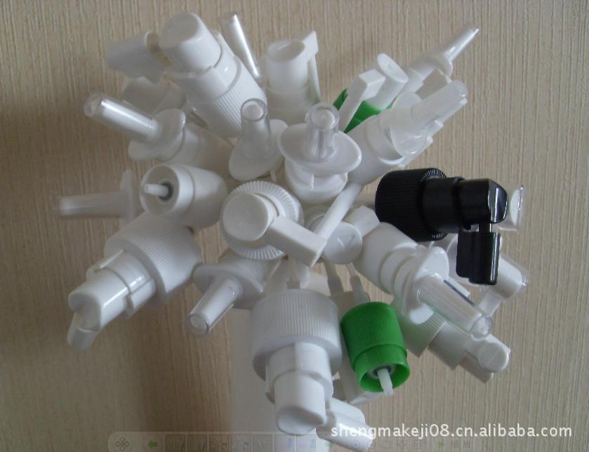 供应全塑罗口鼻喷，电化铝卡口鼻喷头