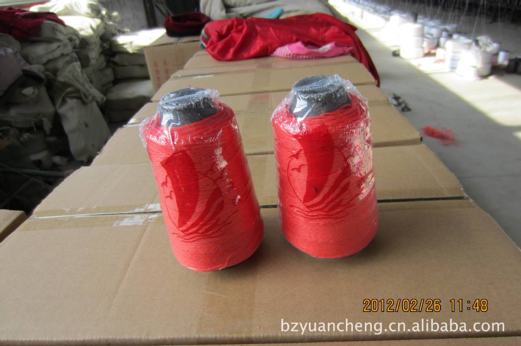 源诚红色施工线丙纶线建筑用线900D红色丙纶线施工建筑用线